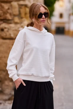 More'moi Bluza Hoodie Iconic Off White