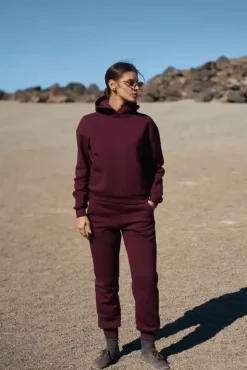More'moi Bluza Hoodie Simply Deep Burgundy