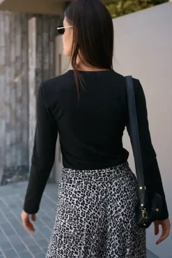 More'moi Bluzka Vicky Long Black