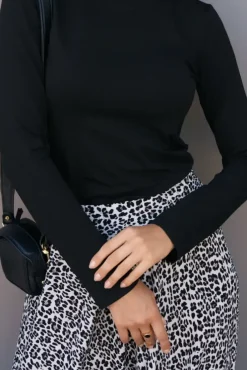 More'moi Bluzka Vicky Long Black