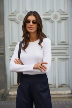 More'moi Bluzka Vicky Long White