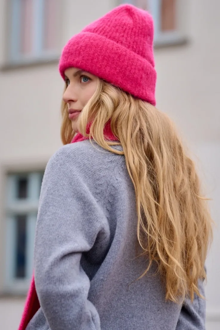 More'moi Czapka Mist Vivid Pink