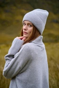More'moi Czapka Soft Light Grey