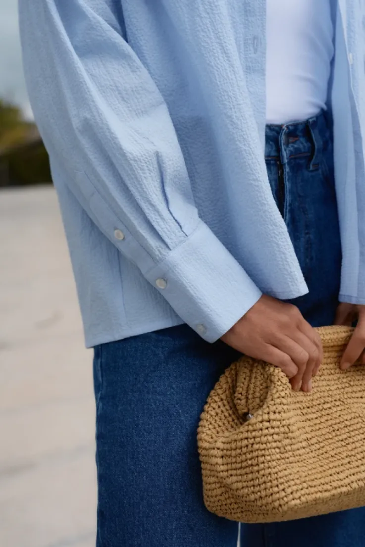More'moi Koszula Elodie Powder Blue