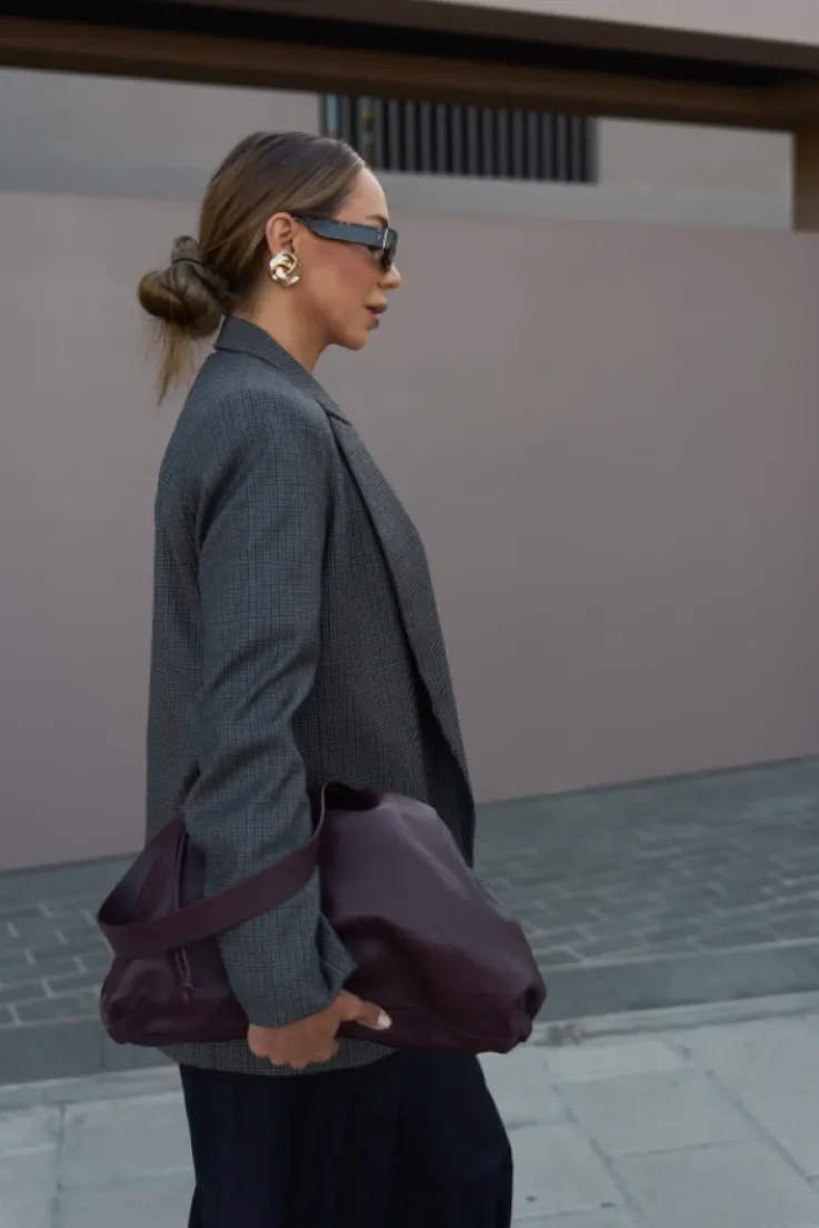 Damskie More'moi Marynarka Elise Grey Plaid