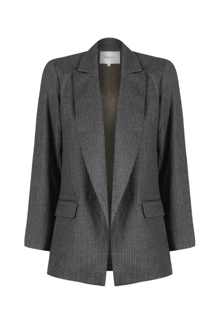 Damskie More'moi Marynarka Elise Grey Plaid