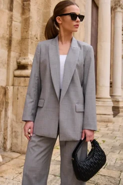 Damskie More'moi Marynarka Estelle Stone Grey