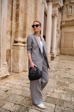 Damskie More'moi Marynarka Estelle Stone Grey