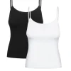 More'moi 2-Pack Top Blanca White and Black