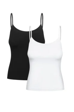 More'moi 2-Pack Top Blanca White and Black