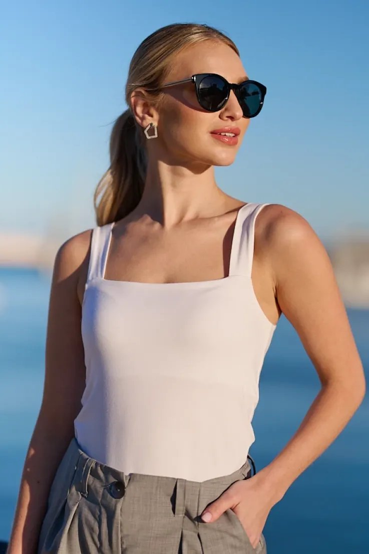 More'moi 2-Pack Top Caro Milky and Sand