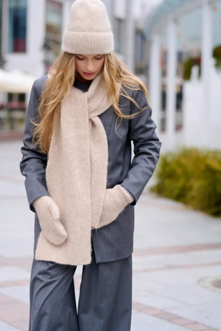 More'moi Rękawiczki Mist Light Beige