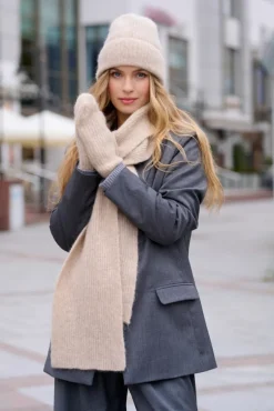 More'moi Rękawiczki Mist Light Beige