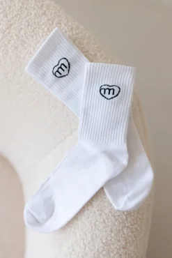 More'moi Skarpety Heart White