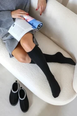 More'moi Skarpety Long Black
