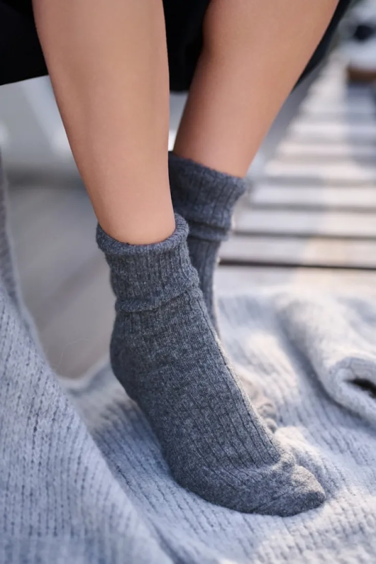 More'moi Skarpety Short Light Grey