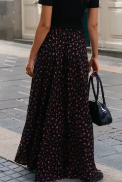 More'moi Spódnica Sofia Maxi Black Camelia