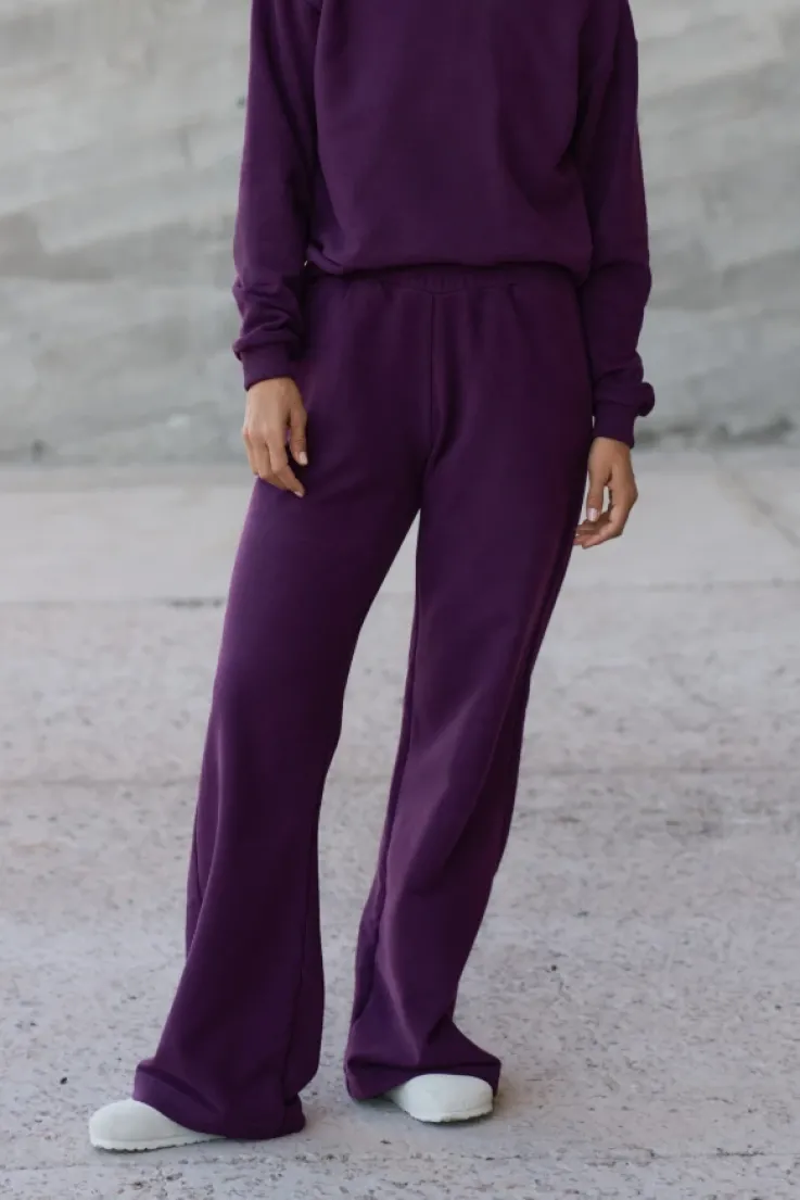 Damskie More'moi Spodnie Bliss Plum