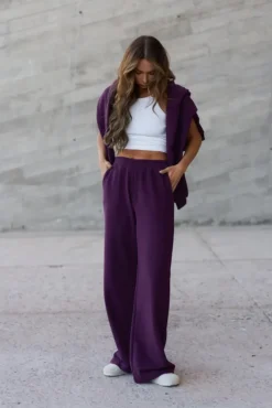Damskie More'moi Spodnie Bliss Plum