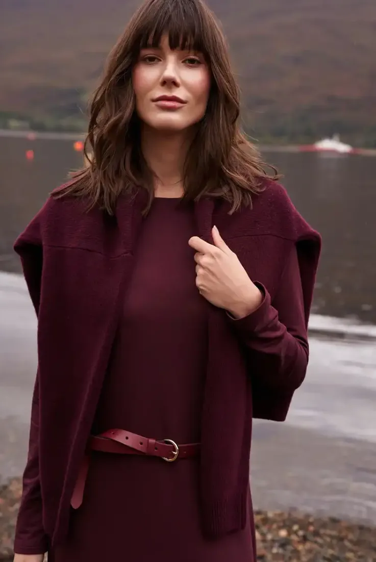 More'moi Sukienka Nori Deep Burgundy