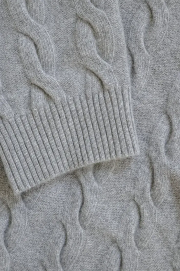More'moi Sweter Charles Light Grey