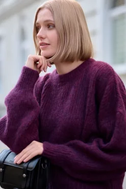More'moi Sweter Lorette Plum