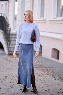More'moi Sweter Lorette Powder Blue