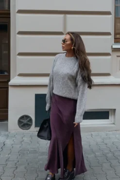More'moi Sweter Lorette Stone Grey