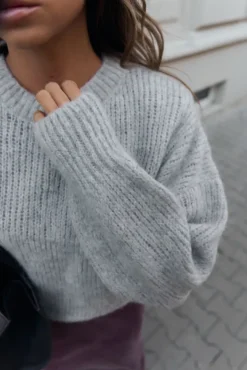 More'moi Sweter Lorette Stone Grey