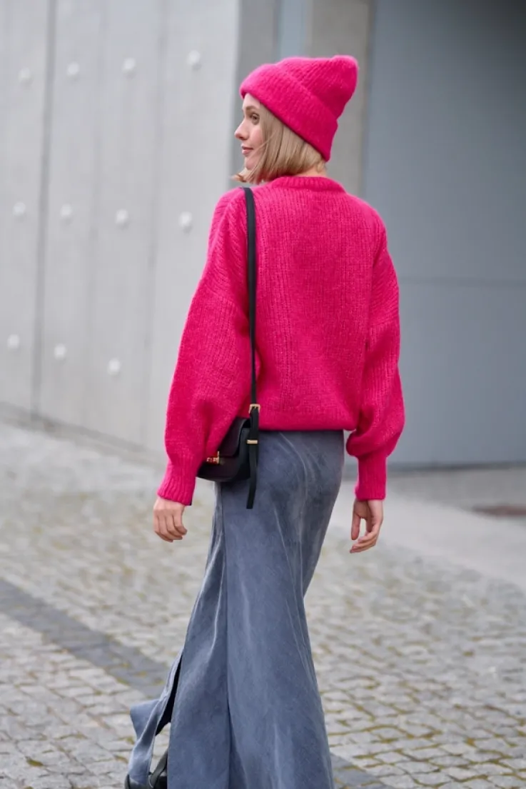 More'moi Sweter Lorette Vivid Pink