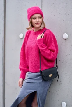 More'moi Sweter Lorette Vivid Pink