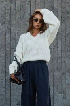 More'moi Sweter Madeline Oat Milk