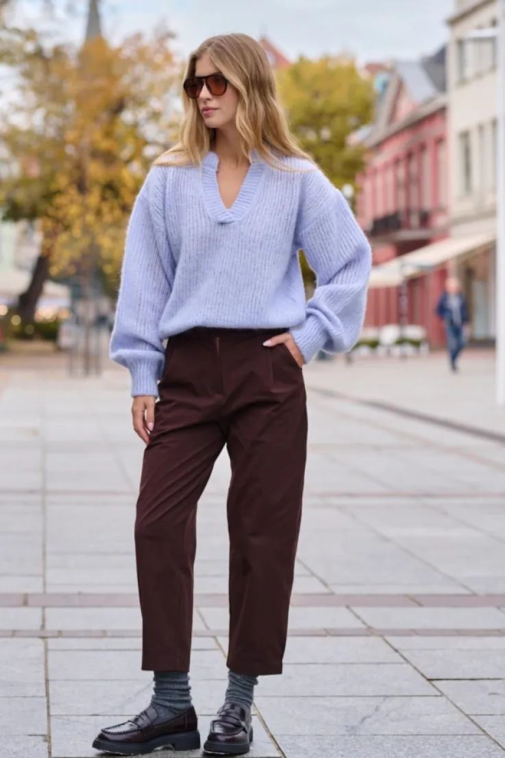 More'moi Sweter Madeline Powder Blue