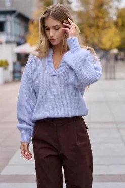 More'moi Sweter Madeline Powder Blue