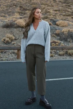 More'moi Sweter Madeline Stone Grey