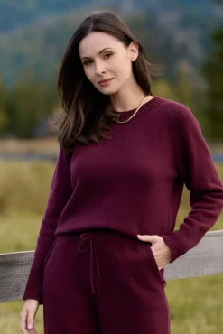 More'moi Sweter Marlene Deep Wine