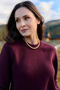 More'moi Sweter Marlene Deep Wine