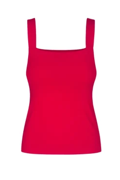 More'moi Top Caro Red