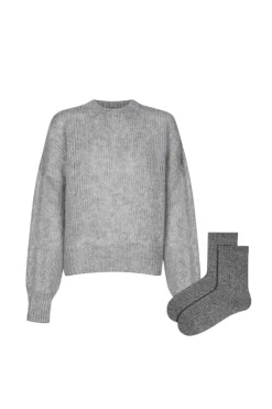 More'moi Zestaw Lorette and Short Light Grey