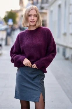 More'moi Zestaw Lorette Plum and Mist Black