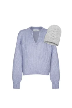 More'moi Zestaw Madeline Powder Blue and Mist Stone Grey